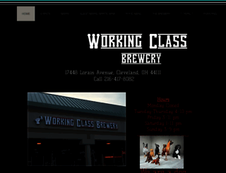 workingclassbrewery.com screenshot