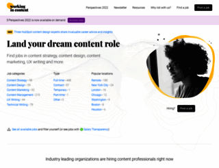 workingincontent.com screenshot