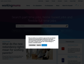 workingmums.co.uk screenshot