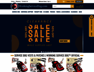 workingservicedog.com screenshot