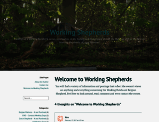 workingshepherds.wordpress.com screenshot