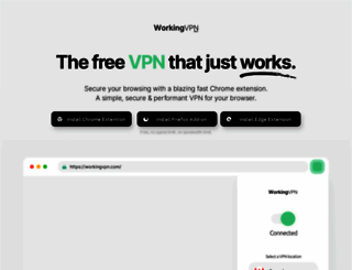 workingvpn.com screenshot