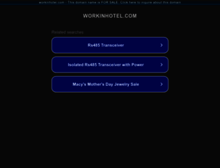 workinhotel.com screenshot