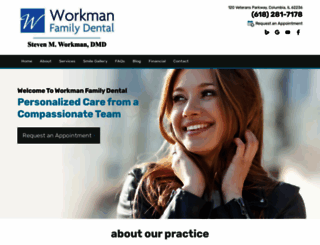 workmanfamilydental.com screenshot