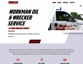 workmanwrecker.com screenshot