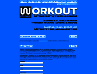 workout-cologne.de screenshot