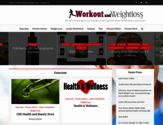 workoutandweightloss.com screenshot