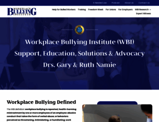 workplacebullying.org screenshot
