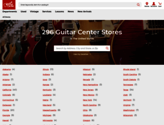 workshops.guitarcenter.com screenshot