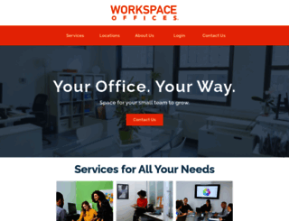 workspaceoffices.com screenshot