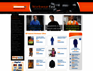 workwearfast.com screenshot