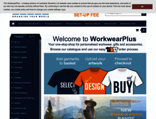 workwearplus.co.uk screenshot