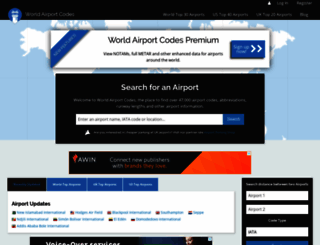 world-airport-codes.com screenshot