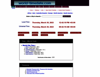 world-timedate.com screenshot