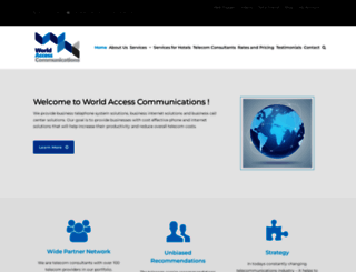 worldaccesscommunications.com screenshot