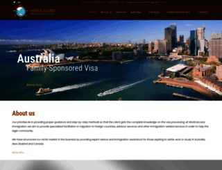 worldaccessimmigration.com screenshot