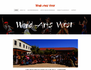 worldartswest.org screenshot
