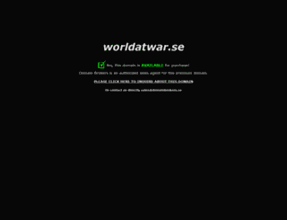 worldatwar.se screenshot