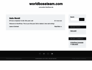 worldbossteam.com screenshot