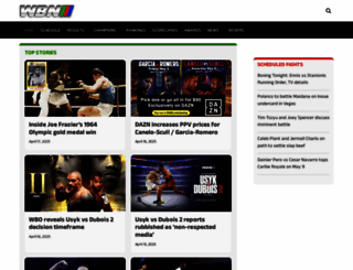 worldboxingnews.net screenshot