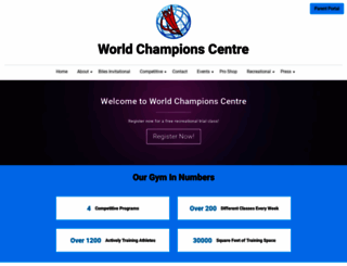 worldchampionscentre.com screenshot