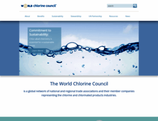 worldchlorine.org screenshot