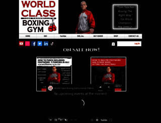 worldclassboxinggym.com screenshot