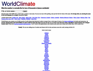 worldclimate.com screenshot