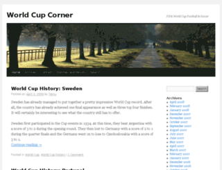 worldcupcorner.com screenshot