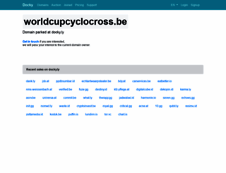 worldcupcyclocross.be screenshot
