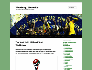 worldcuptheguide.wordpress.com screenshot