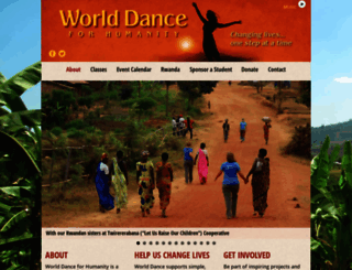 worlddanceforhumanity.org screenshot