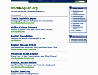 worldenglish.org screenshot