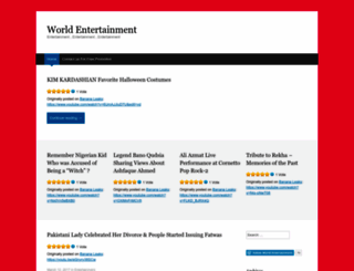 worldentertainmentcentre.wordpress.com screenshot