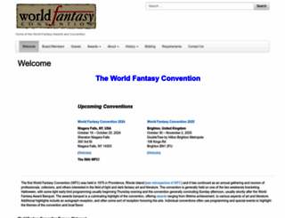 worldfantasy.org screenshot