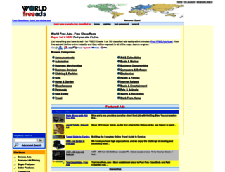 worldfreeads.com screenshot