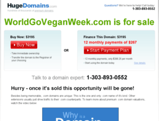 worldgoveganweek.com screenshot