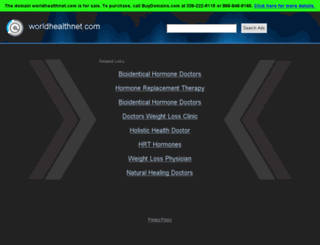 worldhealthnet.com screenshot