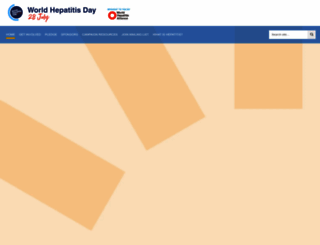 worldhepatitisday.org screenshot