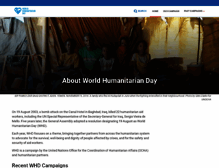worldhumanitarianday.org screenshot