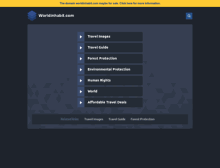 worldinhabit.com screenshot