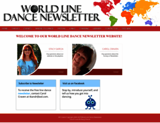 worldlinedancenewsletter.com screenshot