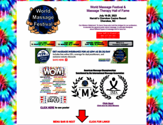 worldmassagefestival.com screenshot