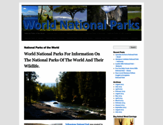 worldnationalparks.com screenshot