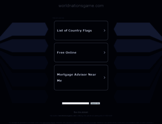worldnationsgame.com screenshot