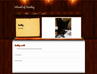 worldofbentley.weebly.com screenshot