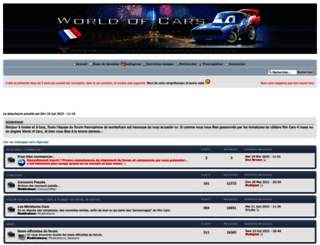 worldofcars-forum.fr screenshot