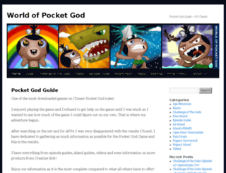 worldofpocketgod.com screenshot