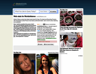 worldofstereo.com.clearwebstats.com screenshot