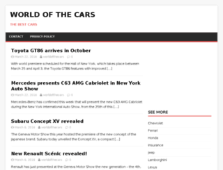 worldofthecars.com screenshot